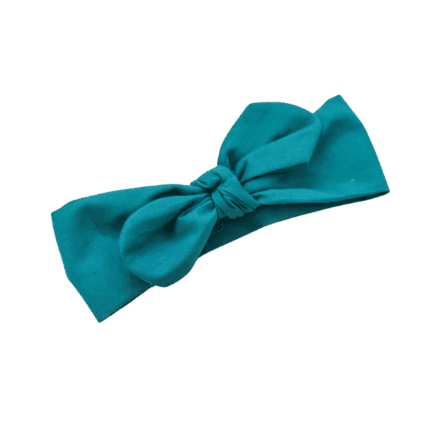 Turbante verde agua oscuro