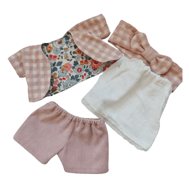 Conjunto Pana y flores