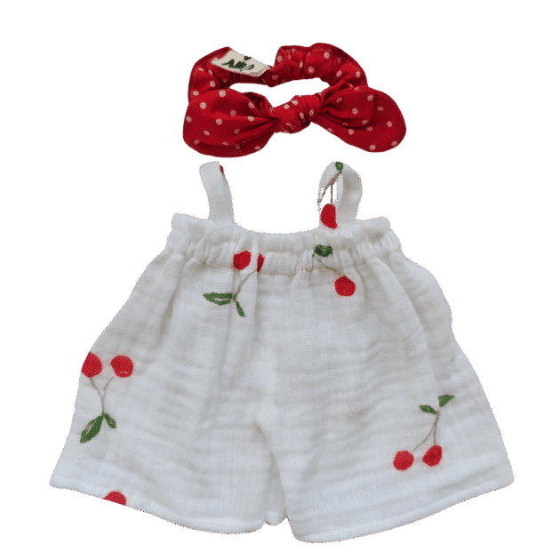 Conjunto Mono cerezas