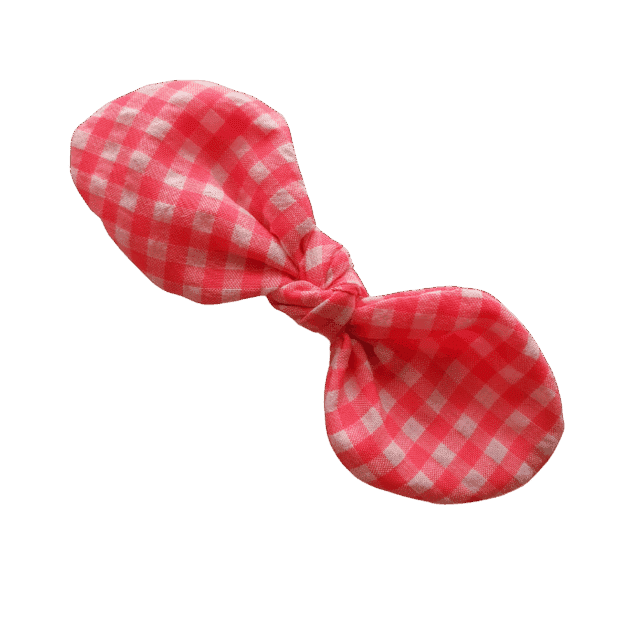 Traba-lazo Vichy flúor rosa