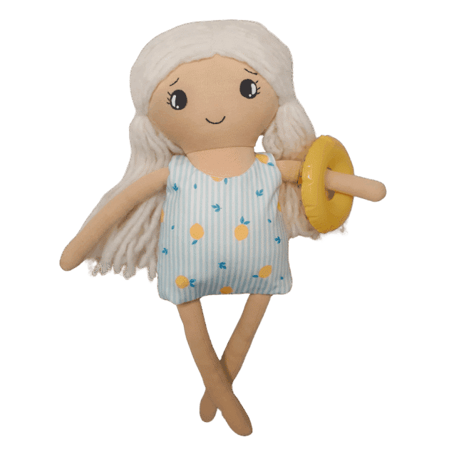 Bañador limones-vichy amarillo